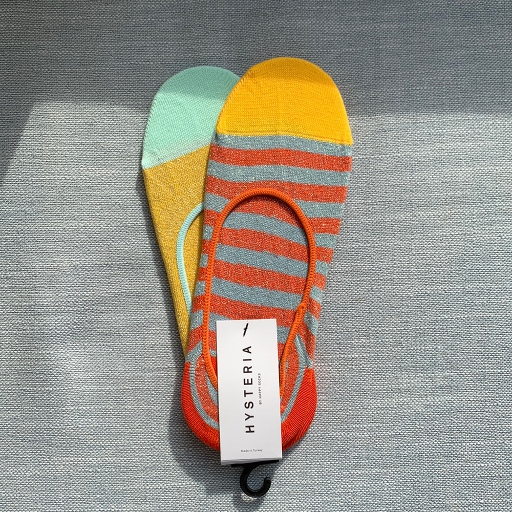 3/$20 NWT Hysteria by Happy Socks socks 2 pack no show